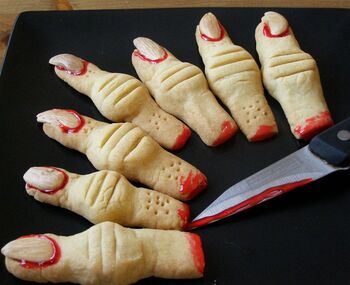 Severed Fingers Cookies