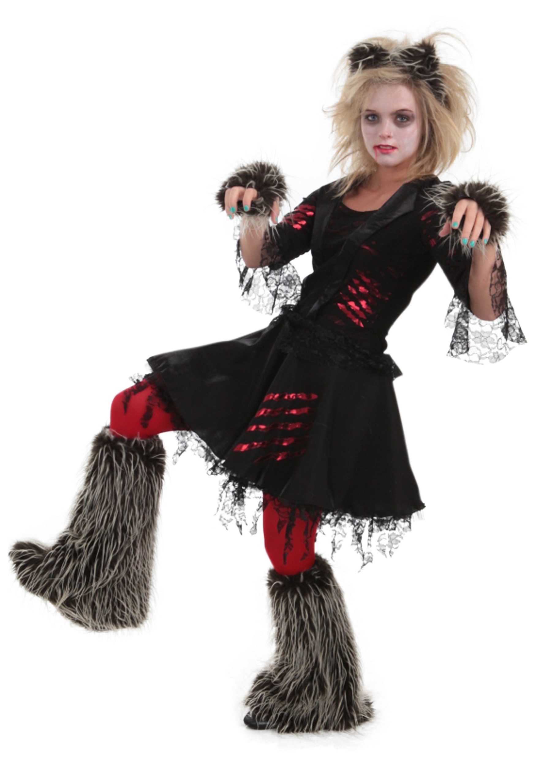 girl werewolf costume