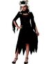 Girls California Costume Gothic Vampira Vampiress Costume Size XL 14