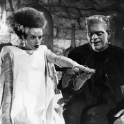 The monster and his bride.