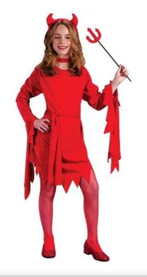 half angel half devil costume for women