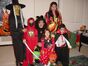 A wtich, a ninja, a cat, a hippie, Minnie Mouse and a vampire, circa 2003