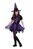 RG Costumes Kids Glitter Spider Witch Costume