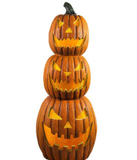 Light-Up Pumpkin Stack