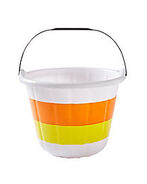 Candy Corn Plastic Pail