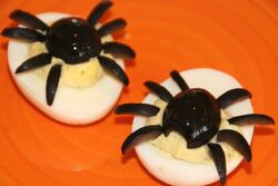 Deviled Spider Eggs