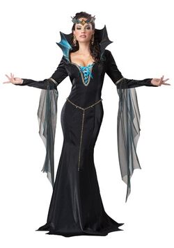 Adult Gothic Skeleton Queen Costume