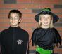 A boy and a witch, circa 2003