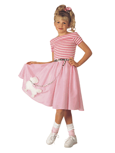 EBYTOP Halloween 50s Costumes for Girls,Poodle Skirts Kids 1950s Sock Hop  Decades Outfit Accessories 50th Day of School,PK-8 - Yahoo Shopping