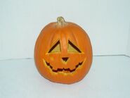 Vintage Halloween Foam Mold Jack O Lantern Light Pumpkin TRENDMASTERS 1993