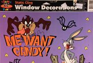 Looney Tunes Halloween Widow Clings 5