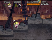 Billy and Mandy in the level.