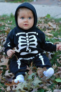 Even as a skeleton, she's cute!
