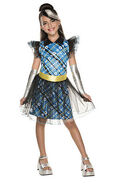 Licensed Frankie Stein Deluxe Monster High Child Girls Halloween Costume