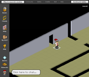 The application on Facebook (and size).