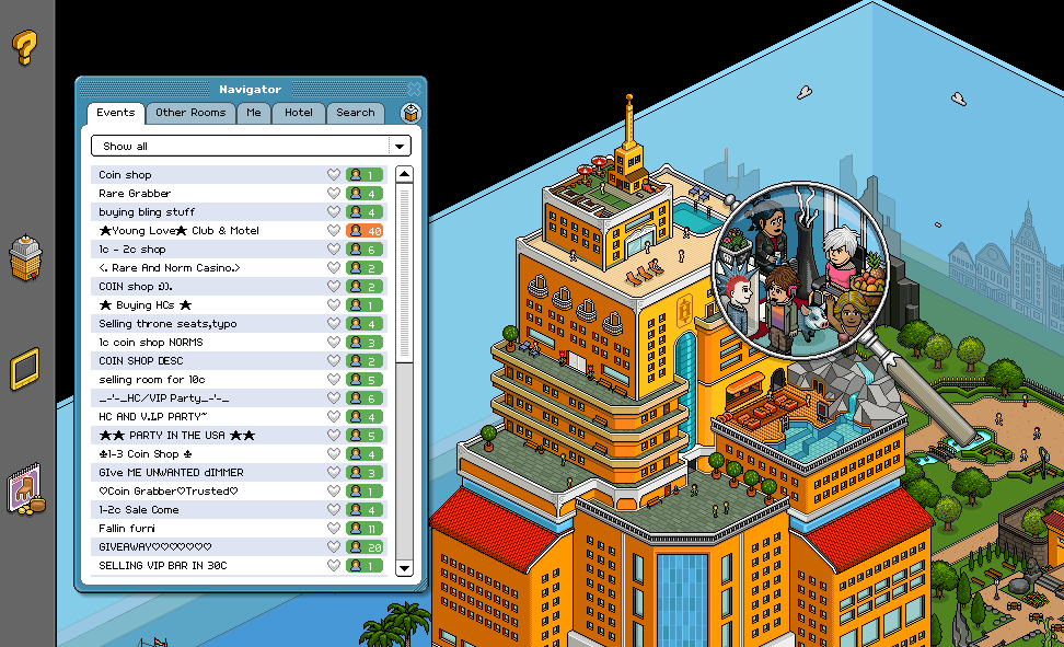 Habbo Staff Updates on X:  also has massive access  supported by the former fansite Habbid. The most popular room already has a  line with almost 100 users. There are 4300 users