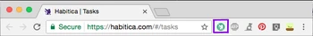 Habitica launcher chrome ext