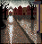 Background rainy city