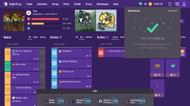 Helix's Habitica Dark
