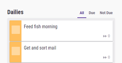 Dailies list
