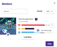 Member message icon