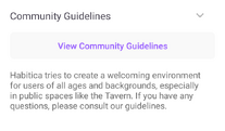 Tavern community guidelines.png