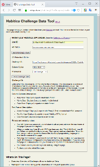Login Page for Challenge Data Tool