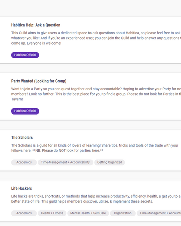 Guilds Guide Habitica Wiki Fandom
