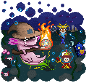 Axolotl promotional art