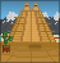 Background mountain pyramid
