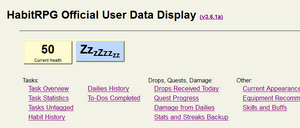 HabitRPG-Data-Display-Tool-Resting