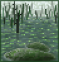 Background slimy swamp