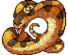 A large angry serpent