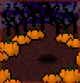 Background pumpkin patch