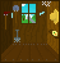 Background garden shed