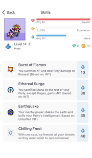 Mage Skils iOS