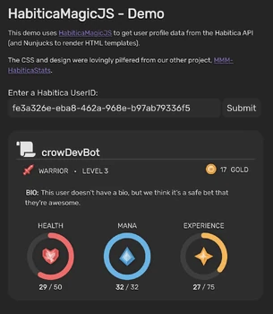 Updated demo screenshot