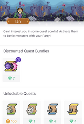 App iOS shops Quest