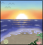 Background ocean sunrise