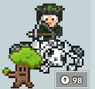 Stealthy forest archer on a killing streak.