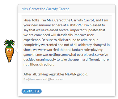 Carroty Notification