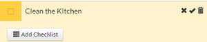 Add a Checklist