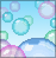 Background shimmery bubbles