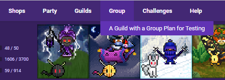 Group Name will appear under the Group menu item on the website after creation.
