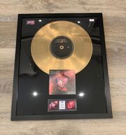 Gold Record framed