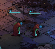 Shielded enemy