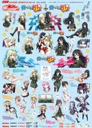 Decals for the model car