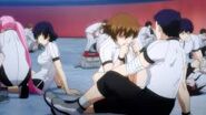 Chikage helping the wounded students