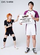 Photo of Hinata and Ushijima