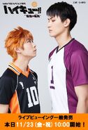 Photo of Hinata and Ushijima